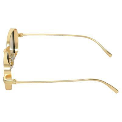 Silver And Gold Retro Square Sunglasses For Men And Women-Unique and Classy