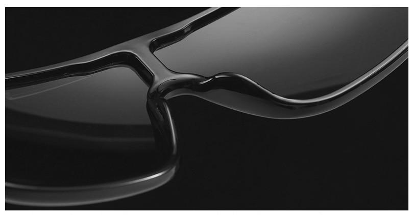 Big Frame One Lens Polarized Sunglasses For Men And Women-Unique and Classy