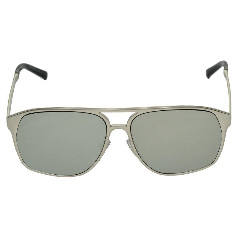 Rectangle Grey and Silver Sunglasses For Men And Women-Unique and Classy