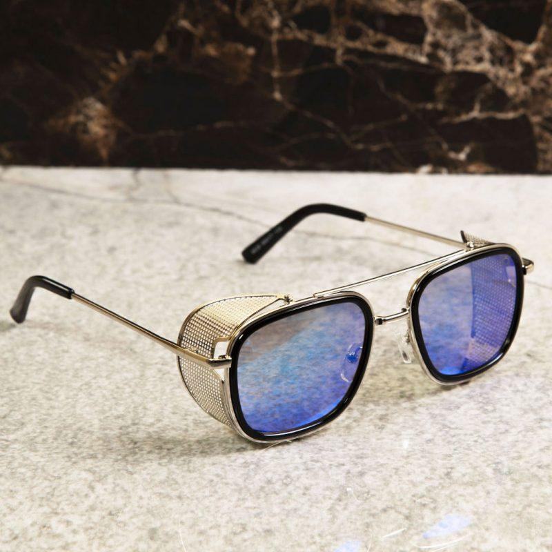 Metal Frame Side Cap Sunglasses For Men And Women-Unique and Classy