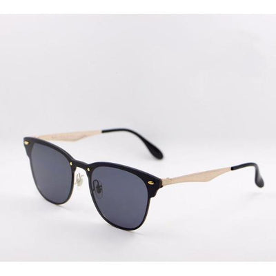 Black, Gold Square Lightweight Comfortable Sunglasses For Men and Women-Unique and Classy