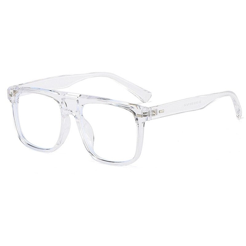  Huicai Unisex Retro Large Metal Rim Frame Anti-Blue Light  Optical Glasses : Clothing, Shoes & Jewelry