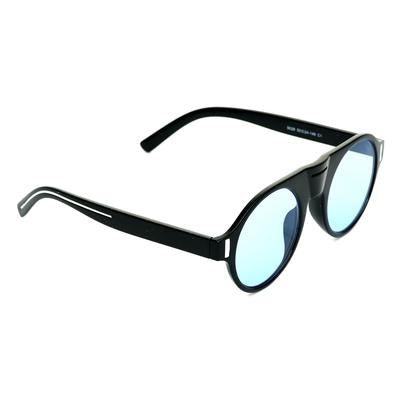 Round Water Blue And Black Sunglasses For Men And Women-Unique and Classy