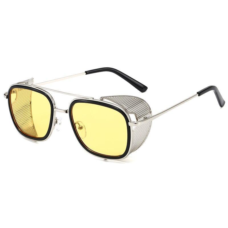 New Stylish Square Side Flip Up Shades Sunglasses Frame For Men - Unique and Classy