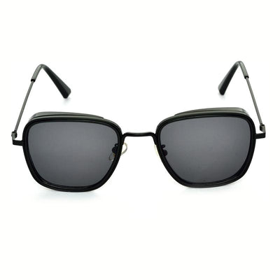 KB Black And Black Premium Edition Sunglasses For Men And Women-Unique and Classy
