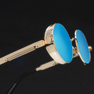 Classic Wilcox Blue Gold Eyewear For Men And Women-Unique and Classy