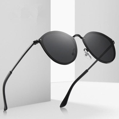 2020 New Driving Mirrors vintage Sunglasses For Women With Reflective Flate Lens-Unique and Classy