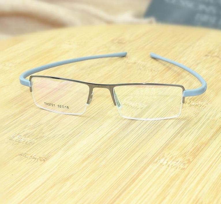 New Fashion Retro Glasses Half Rim Optical Frame Metal For Men Women - Unique and Classy