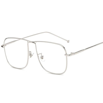 Retro Oversize Square Metal Reading glasses For Men And Women-Unique and Classy