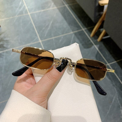 Vintage Small Frame Fashion Sunglasses For Unisex-Unique and Classy