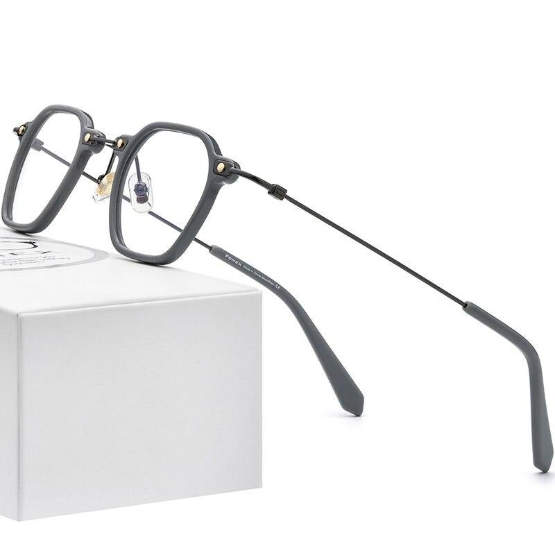 Vintage Square Titanium Glasses Frame Optical Spectacles Eyewear For Unisex