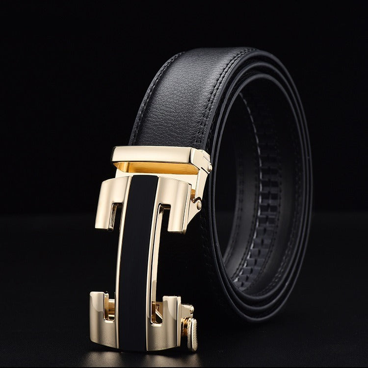 Luxury Automatic Buckle Designer Belt For Men's-Unique and Classy