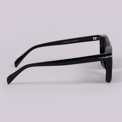 Beckham Style Black Square Sunglasses For Unisex -Unique and Classy