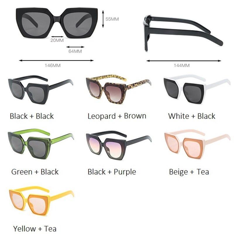 2021 Luxury Vintage Designer Square Cateye Style Retro Classic Fashion Brand Sunglasses For Men And Women-Unique and Classy