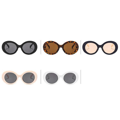 2020 New Vintage Luxury Metal Designer Brand Retro Oval Big Frame Sunglasses For Men And Women-Unique and Classy