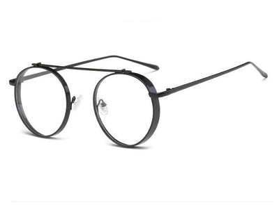 High Quality Round Glasses Frame Vintage Optical Eyeglasses Clear Lens Retro Classic Glasses Eyewear Men - Unique and Classy