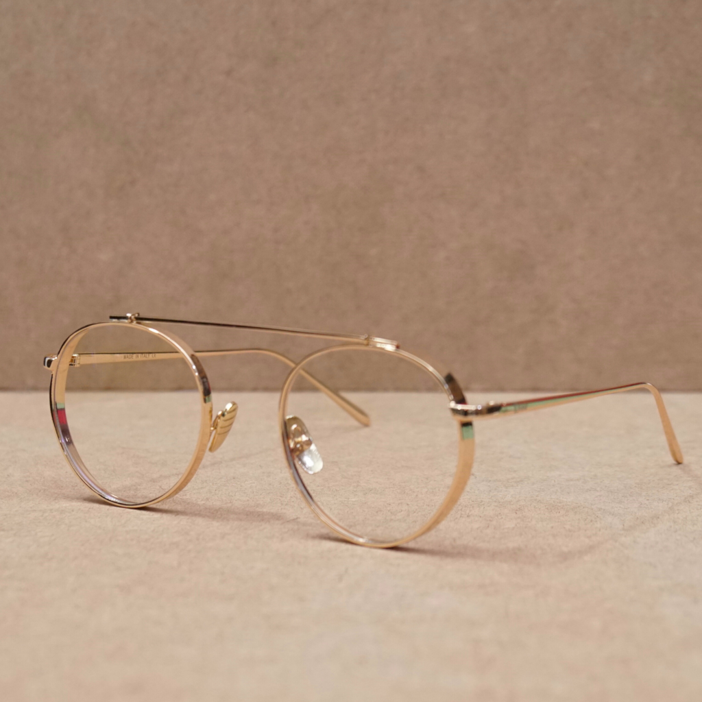 Retro Round Gold Transparent Sunglasses For Men And Women-Unique and Classy