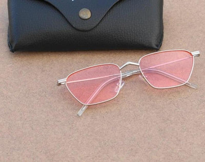 Andreas Pink Edition Trapezoid Sunglasses For Men And Women-Unique and Classy
