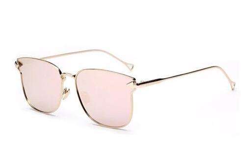 New Stylish Metal Square Mirror Sunglasses For Women-Unique and Classy