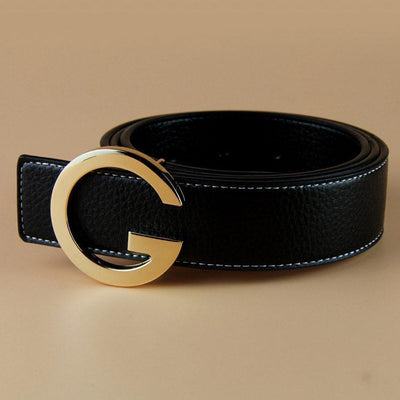 Luxury G-Shape Leather Belt For Men-Unique and Classy