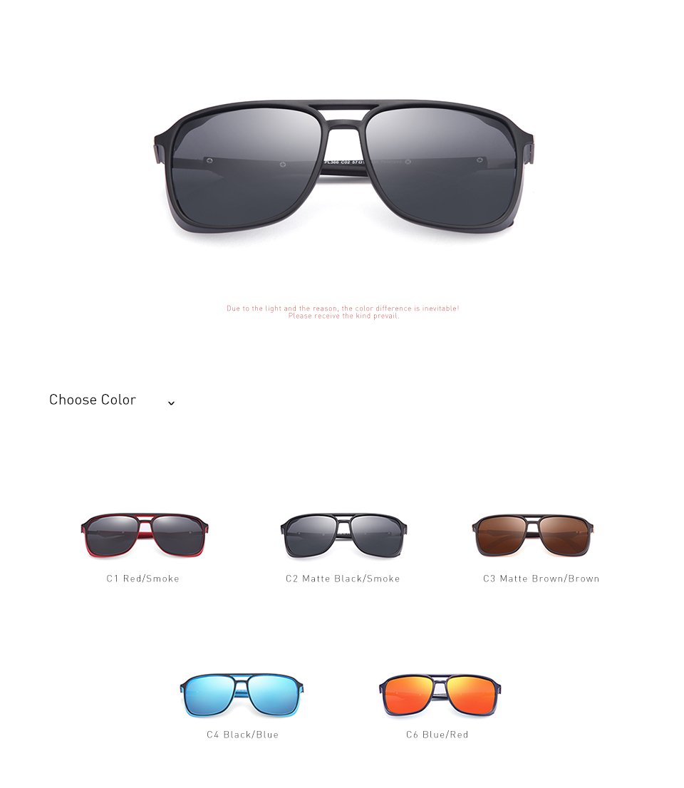 Polarized Driving Square Sunglasses For Men And Women-Unique and Classy