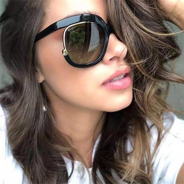 Oversize Square Gradient Sunglasses For Women-Unique and Classy