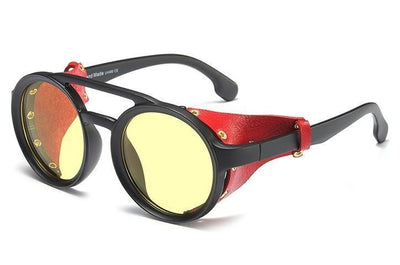 Celebrity Steampunk Round Cap Sunglasses For Men And Women -Unique and Classy