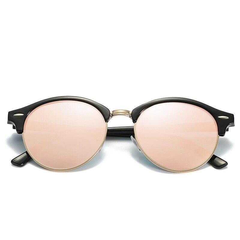 Retro Round Mirror Vintage Polarized Sunglasses For Men And Women-Unique and Classy