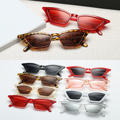 Stylish Small Frame Vintage Cat Eye Sunglasses For Women-Unique and Classy