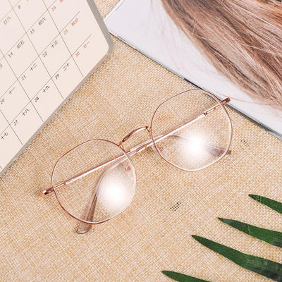 New Hexagon Eyeglasses Frame Reading Glasses Eyewear Men and Women - Unique and Classy