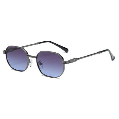 Retro Oval Metal Frame Gradient UV400 Driving Fashion Sunglasses For Men And Women-Unique and Classy