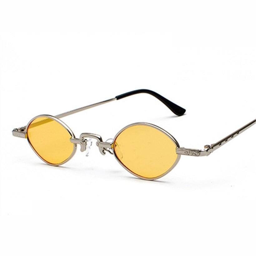 Small Oval Metal Frame Trendy Sunglasses For Men And Women-Unique and Classy