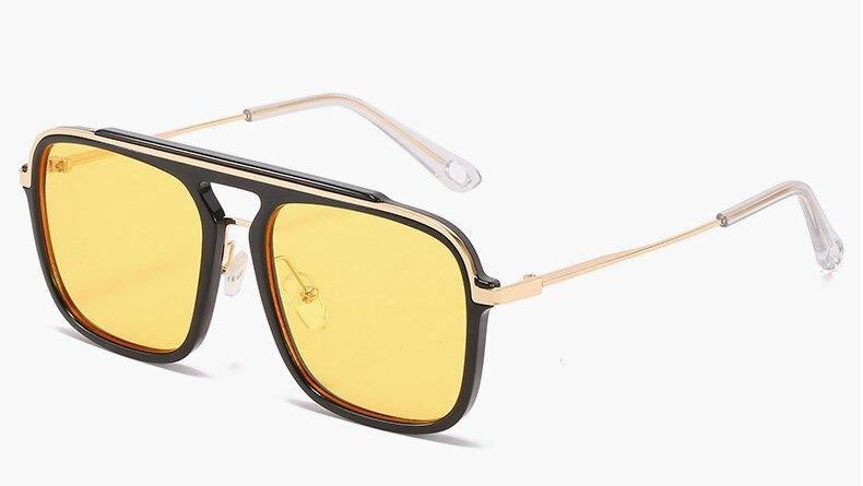 2020 Fashion Cool Men Square Lancier Style Vintage Sunglasses For Unisex-Unique and Classy