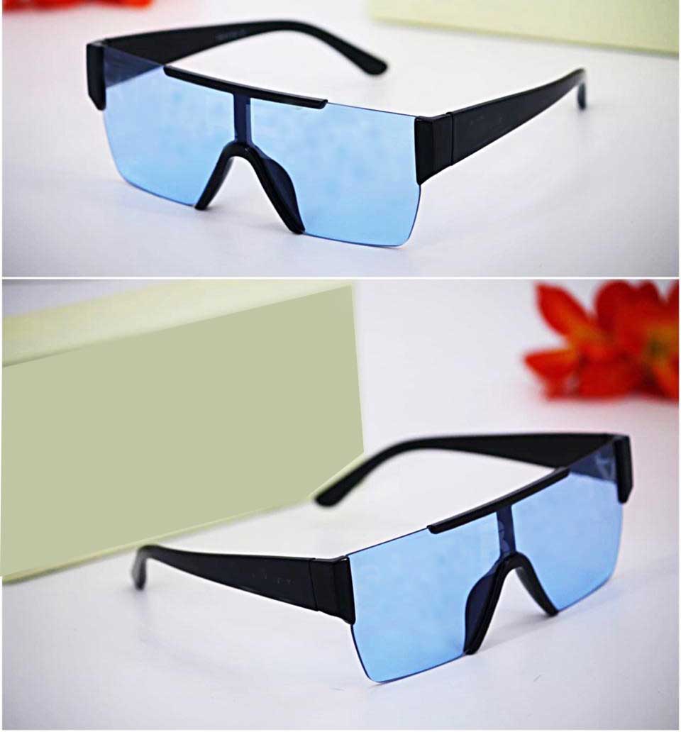Classic One Piece Candy Square Sunglasses For Men And Women-Unique and Classy
