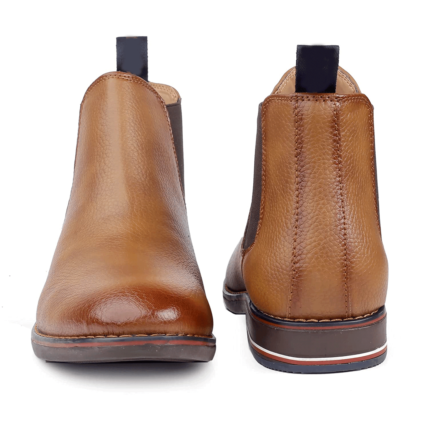 Classy Ankle British Design Tan Chelsea Boots For Men-Unique and Classy