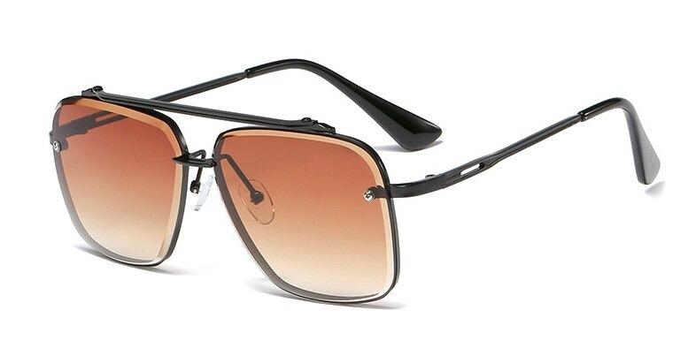 Fashion Shades 45827 Pilot Polygon Metal Frame Sunglasses For Men And Women-Unique and Classy