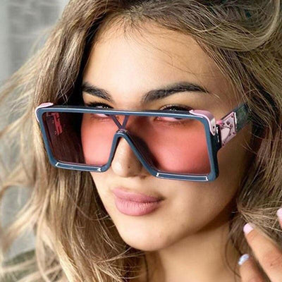 2021 New Vintage Luxury Designer Overszied Square Retro Sunglasses For Men And Women-Unique and Classy