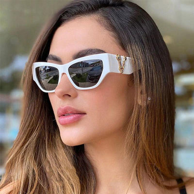 New Luxury Fashion Vintage Designer Brand Trendy Cat Eye Sunglasses For Men And Women-Unique and Classy