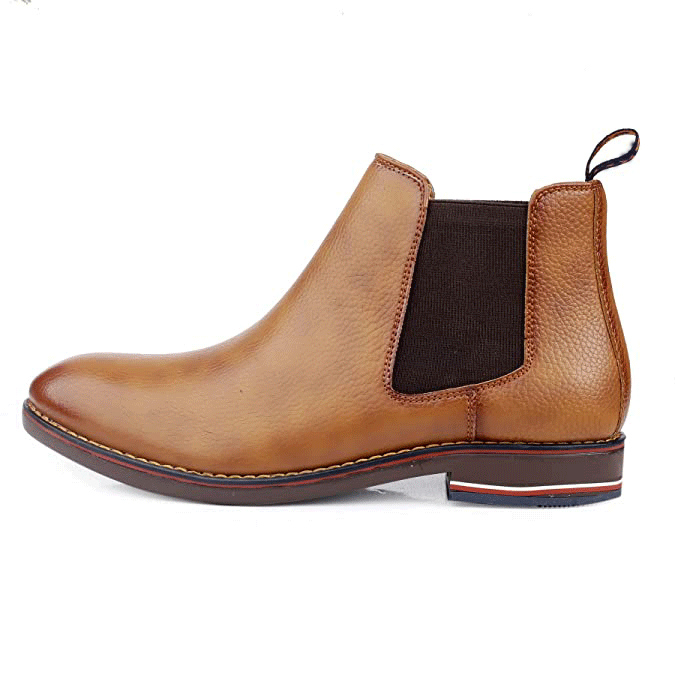 Classy Ankle British Design Tan Chelsea Boots For Men-Unique and Classy