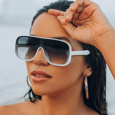 One Lens Square Simple Sunglasses Men And Women-Unique and Classy