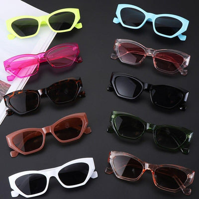 New Classic Small Square Wide Frame Vintage Designer Candy Colors Fashion Brand Sunglasses For Men And Women-Unique and Classy