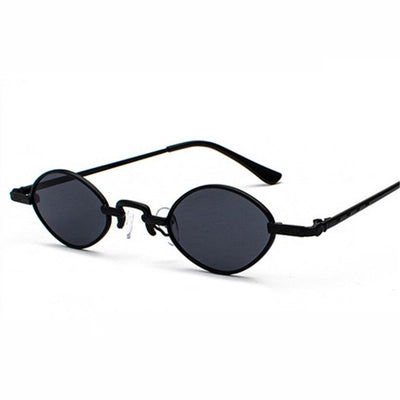 Small Oval Metal Frame Trendy Sunglasses For Men And Women-Unique and Classy