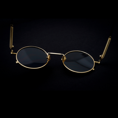 Vintage Hawk Black Gold Eyewear For Men And Women-Unique and Classy