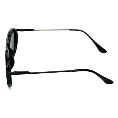 Round Black And Black Sunglasses For Men And Women-Unique and Classy