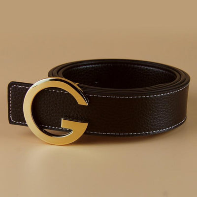 Luxury G-Shape Leather Belt For Men-Unique and Classy