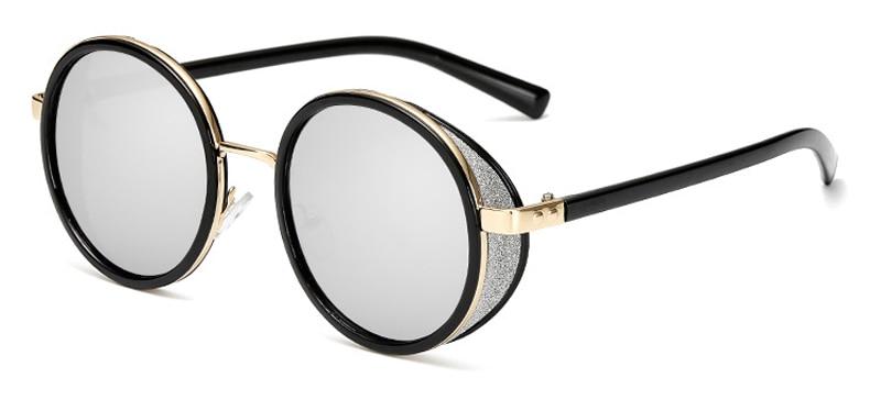 Round Mirror Sunglasses For Women-Unique and Classy