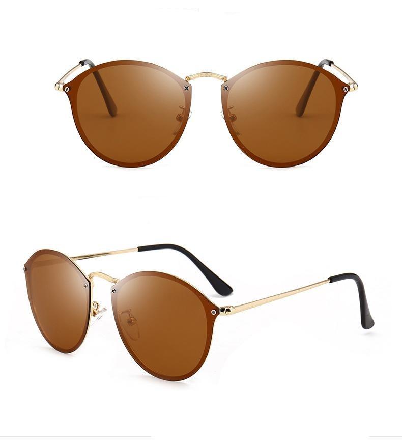 Stylish Rimless Cool Round Sunglasses For Men And Women -Unique and Classy