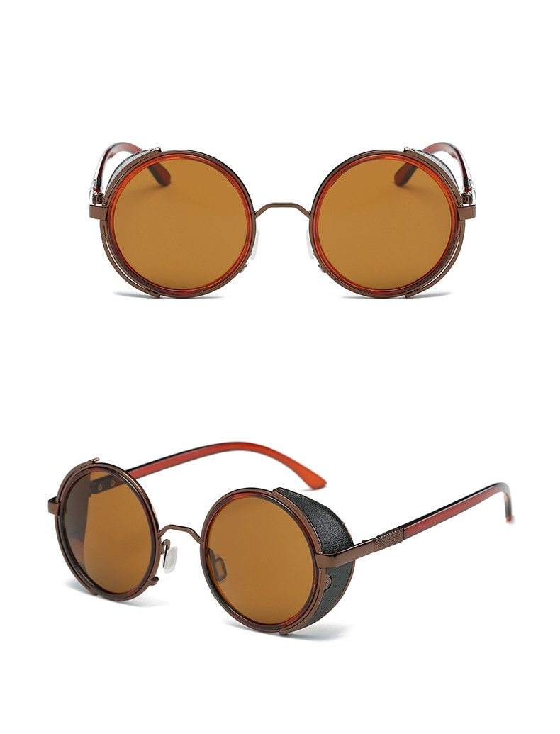 Round Mirror Vintage Sunglasses For Men And Women-Unique and Classy
