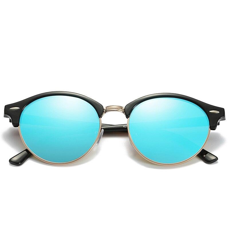 Retro Round Mirror Vintage Polarized Sunglasses For Men And Women-Unique and Classy