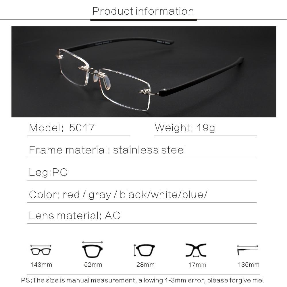 Classic Rimless Frame For Men And Women - Unique and Classy